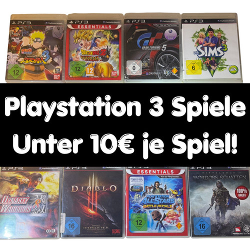 Sony playstation ps3 spiele - playstation,